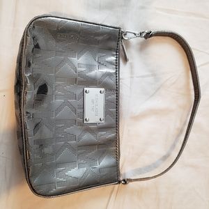 Metallic grey Michael kors small purse